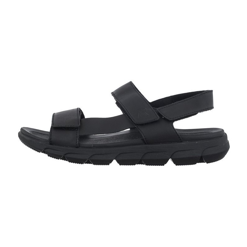 Rieker Czarne 20800-00 Black (RI105-a) sandals