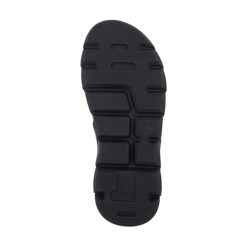 Rieker Czarne 20800-00 Black (RI105-a) sandals