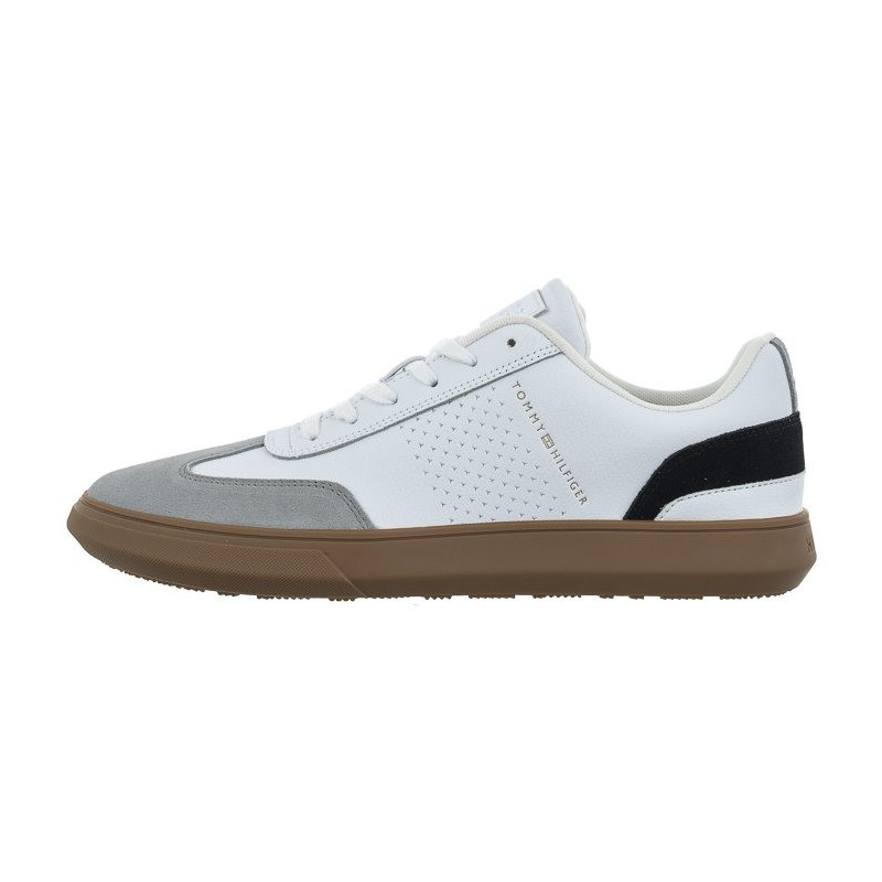 Tommy Hilfiger Corporate Seasonal Cup Leather White FM0FM04491 YBS (TH781-a) shoes