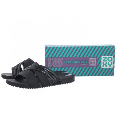 Zaxy Respiro Slide AD JJ285272/AD698 Black (ZA164-a) Women's Shoes/Flip Flops