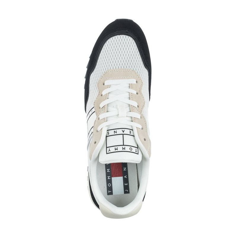 Tommy Hilfiger Tommy Jeans Runner Mix Material Black EM0EM01167 BDS (TH772-a) sports shoes