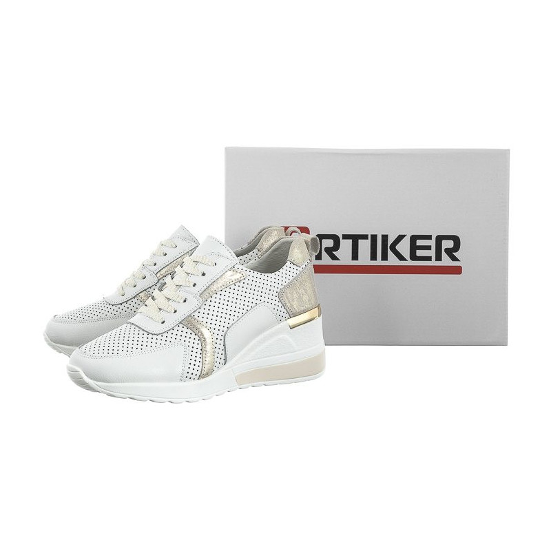 Artiker Białe/Złote 50C1285 (AR76-a) sports Shoes