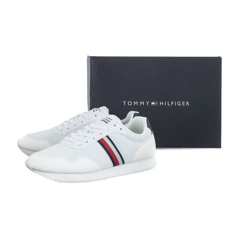 Tommy Hilfiger Core Lo Runner White FM0FM04504 YBS (TH769-a) sports shoes