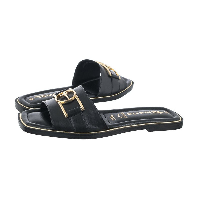 Tamaris Czarne 1-27107-20 001 Black (TM442-a) Women's Shoes/Flip Flops