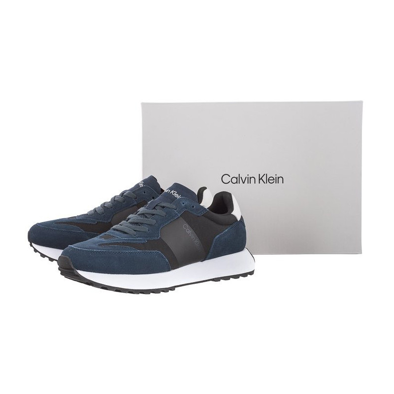 Calvin Klein Low Top Lace Up Mix Navy/Black/White HM0HM00497 0HA (CK274-a) sports shoes