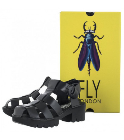 FLY London Emme Bridle Black P801511005 (FL387-a) shoes