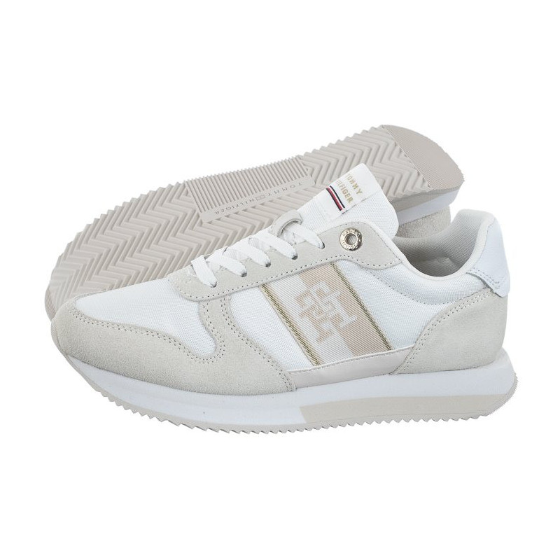 Tommy Hilfiger Runner With TH Webbing White FW0FW06948 YBS (TH773-a) sports Shoes