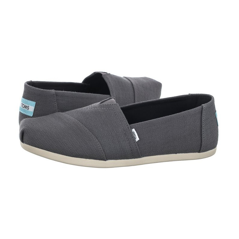 Toms Alpargata Pavement Grey Refibra Tencel Textured Woven 10019652 (TS29-a) sneakers