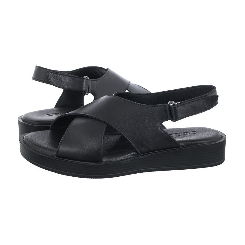 Caprice Czarne 9-28205-20 001 Black (CP364-a) sandals