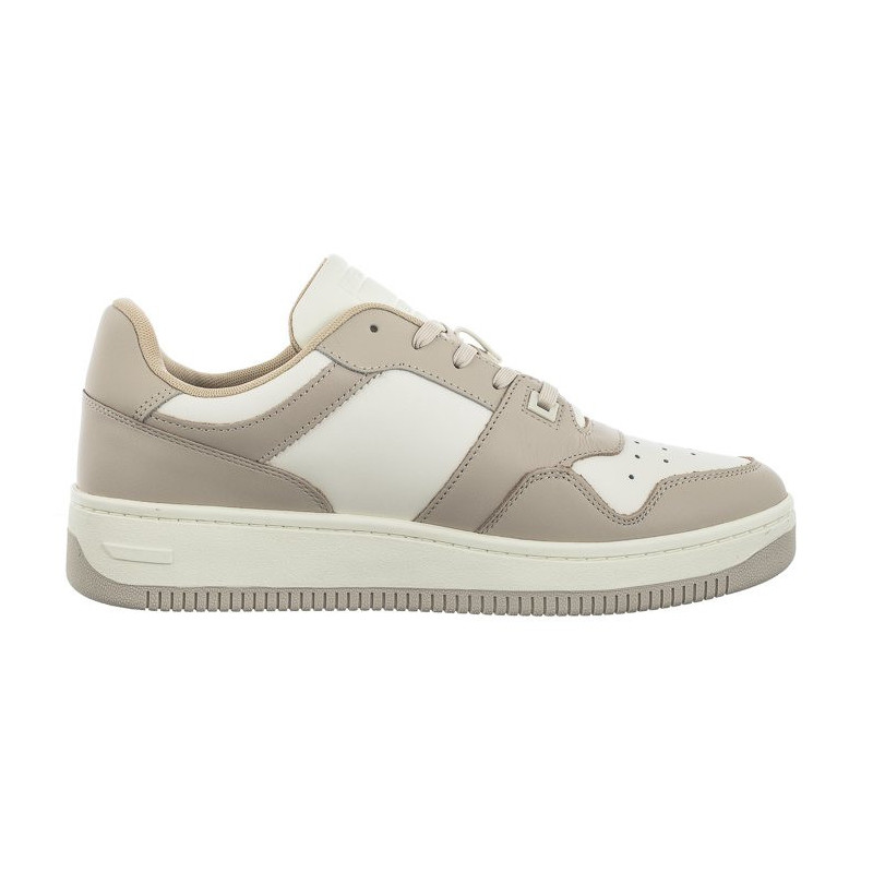 Tommy Hilfiger Tommy Jeans Basket Leather Classic Beige EM0EM01165 ACI (TH762-a) sports shoes