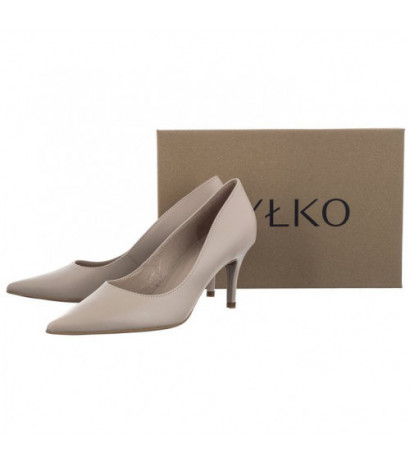 Ryłko Beżowe 7YNC1_T2 _8SR (RY595-a) high heels