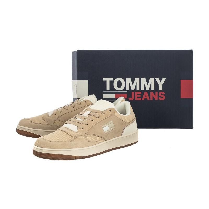 Tommy Hilfiger Jeans Retro Cupsole Suede Gentle Gold EM0EM01161 AB9 (TH770-a) sports shoes