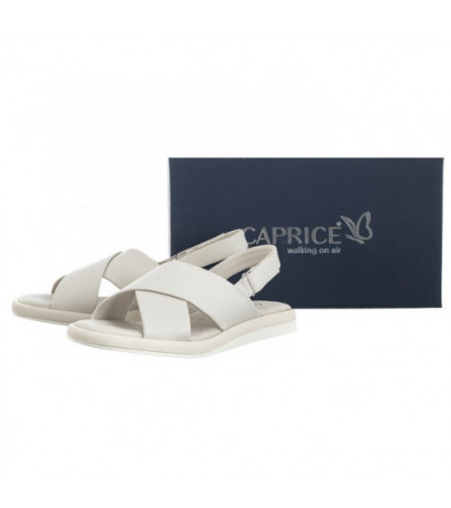 Caprice Białe 9-28102-20 170 Off White Nappa (CP365-a) sandals