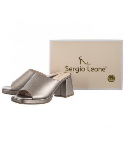 Sergio Leone Platynowe KL 322 (SL487-a) shoes