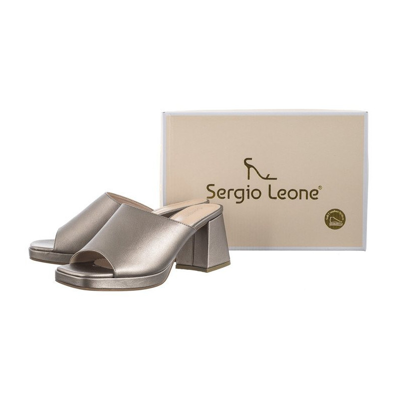 Sergio Leone Platynowe KL 322 (SL487-a) shoes