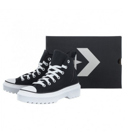 Converse CTAS Lugged Lift Hi Black/Black/White A03011C (CO604-a) shoes