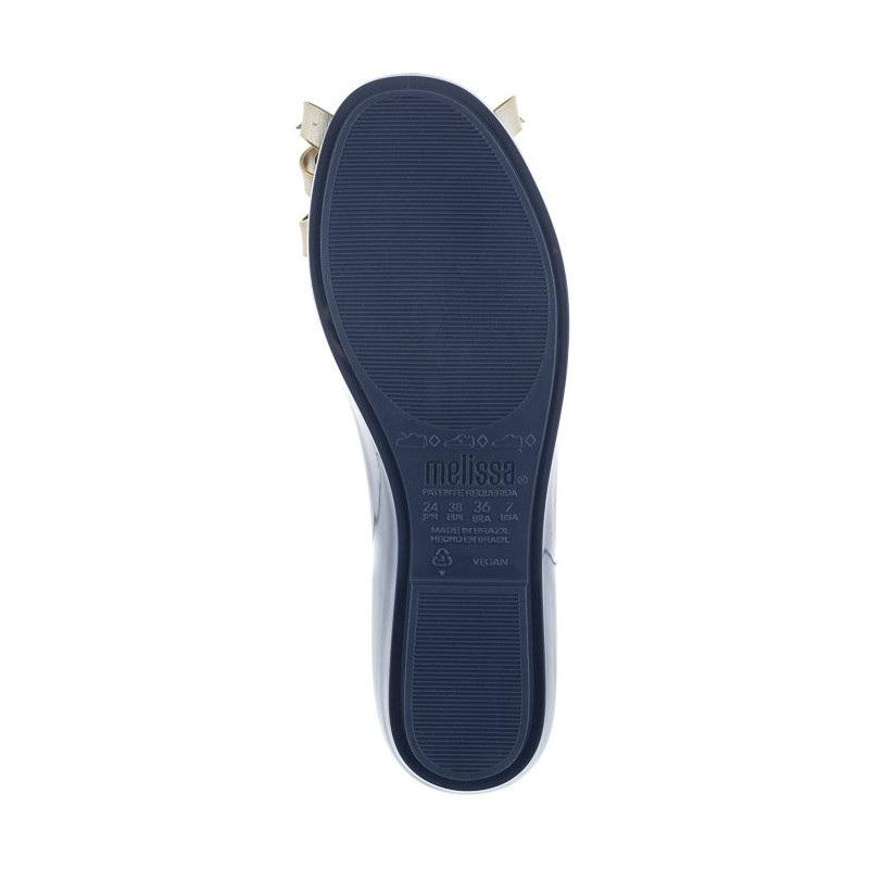 Melissa Dora III AD 33778/AJ037 Blue/Gold (ML280-b) ballerinas