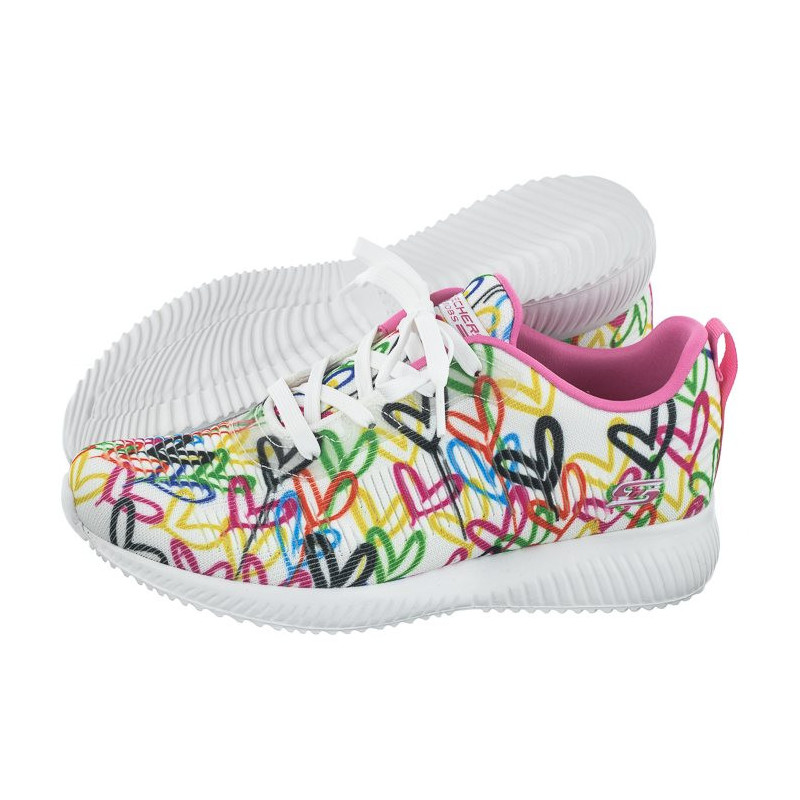 Skechers Bobs Squad Starry Love White/Multi 117092/WMLT (SK150-a) sports Shoes