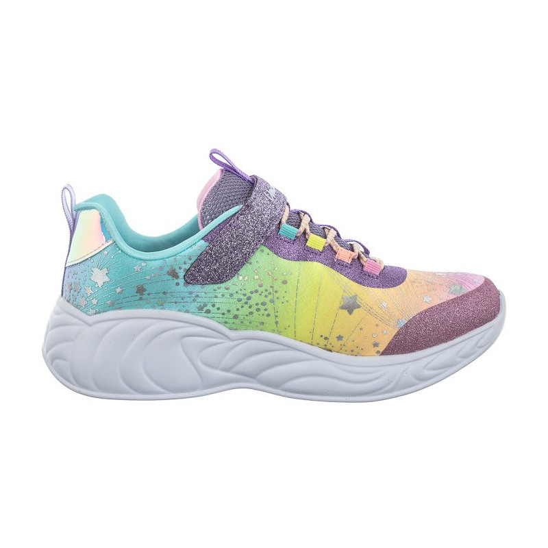 Skechers S Lights Unicorn Dreams Purple/Multi 302211L/PRMT (SK158-a) sports shoes