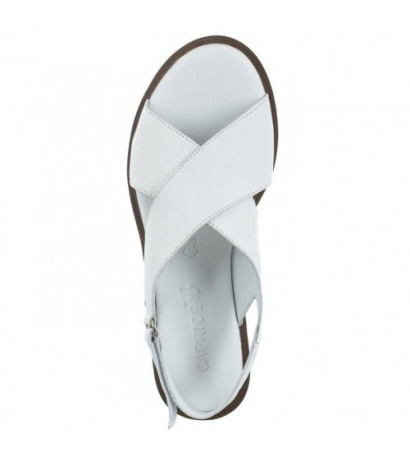 Caprice Białe 9-28205-20 100 White (CP364-b) sandals