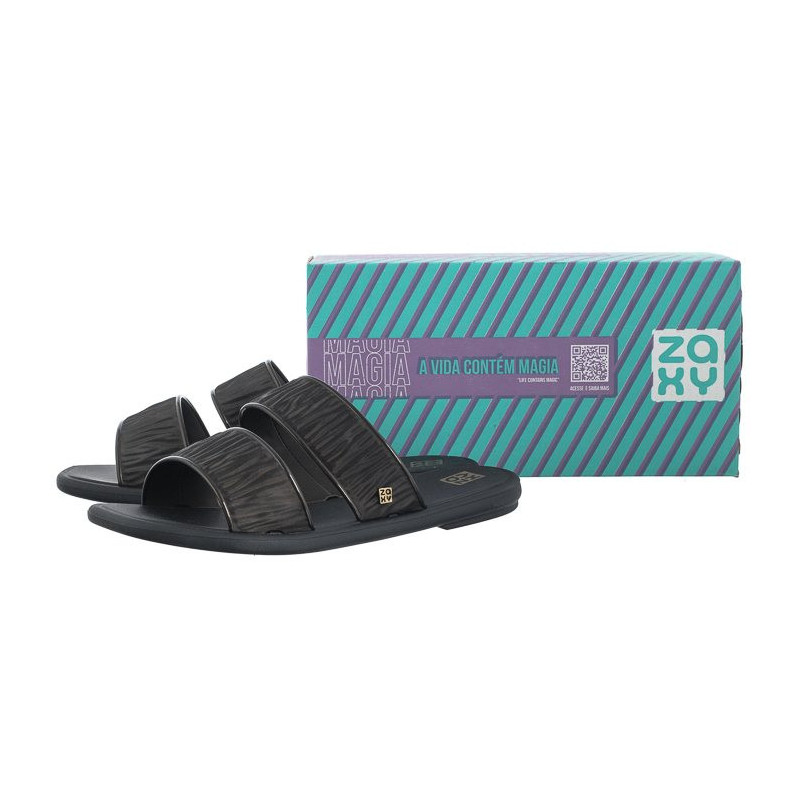 Zaxy Frescor Slide AD JJ285222/AA108 Black (ZA162-b) Women's Shoes/Flip Flops