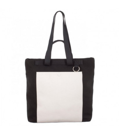 Calvin Klein Ultralight Sq Tote40 CB Black/Ancient White K60K610556 0GM (CK266-a) handbag