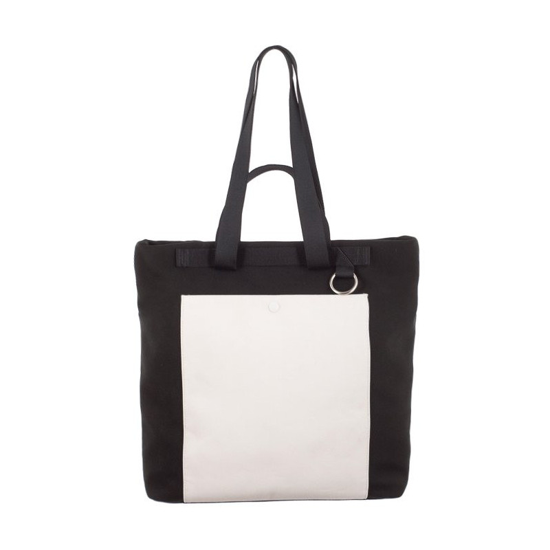 Calvin Klein Ultralight Sq Tote40 CB Black/Ancient White K60K610556 0GM (CK266-a) handbag