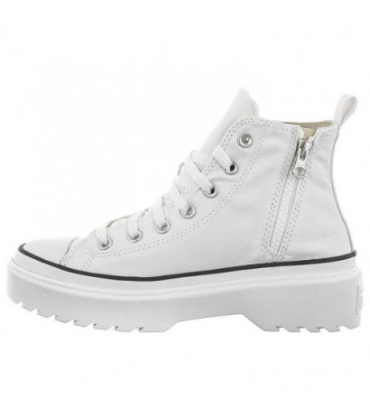 Converse CTAS Lugged Lift Hi White/White/Black A03012C (CO604-b) shoes