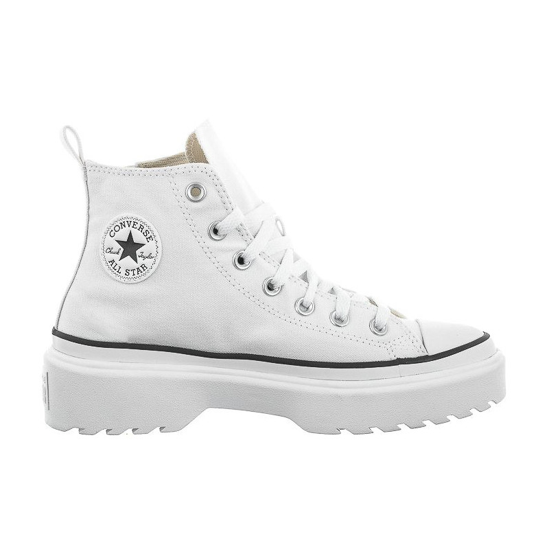 Converse CTAS Lugged Lift Hi White/White/Black A03012C (CO604-b) shoes