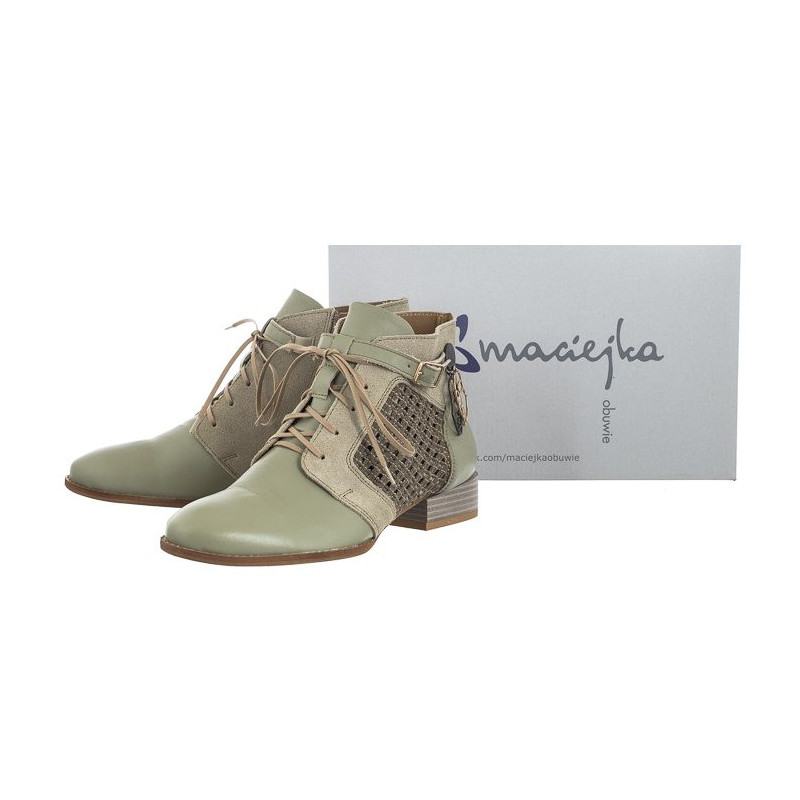 Maciejka Pistacjowe 5743B-09/00-1 (MA1022-a) shoes