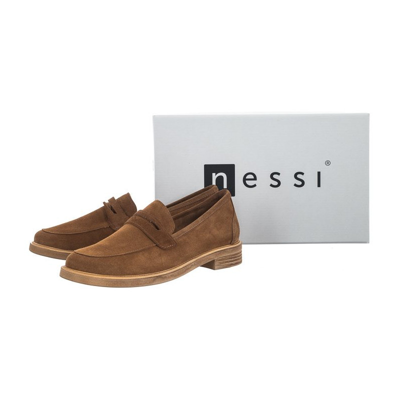 Nessi Brązowe 23423 W (NE318-b) shoes