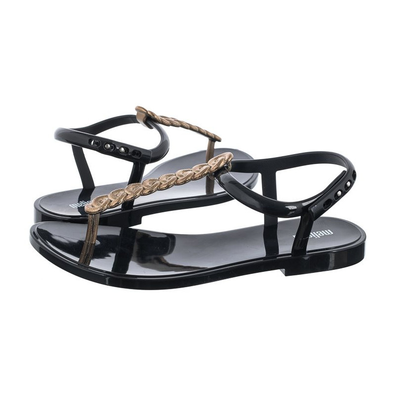 Melissa Strass AD 33823/AN270 Black/Gold (ML272-b) sandals