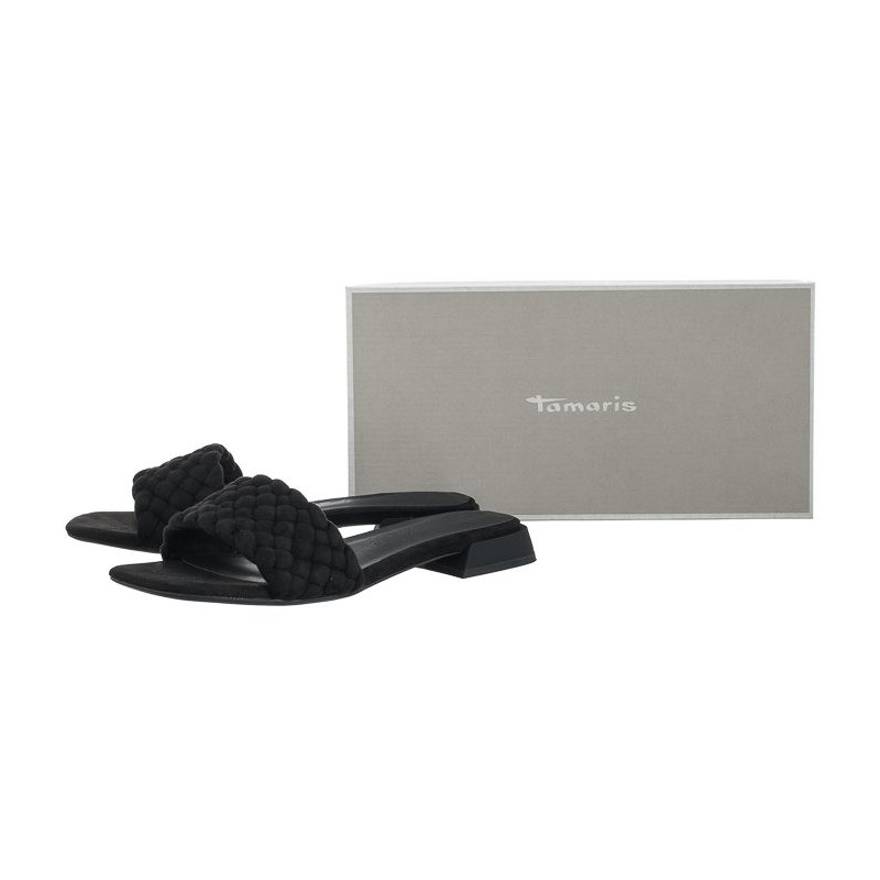 Tamaris Czarne 1-27105-20 001 Black (TM446-a) Women's Shoes/Flip Flops