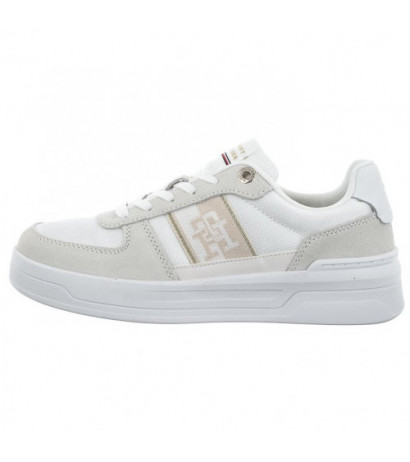 Tommy Hilfiger Basket Sneaker With Webbing White FW0FW06950 YBS (TH786-a) sports Shoes