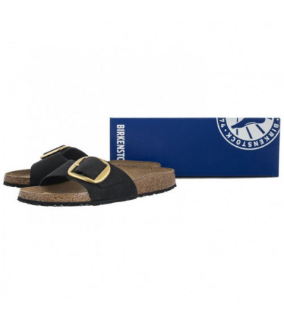 Birkenstock Madrid Big Buckle Black 1023373 (BK170-c) Women's Shoes/Flip Flops