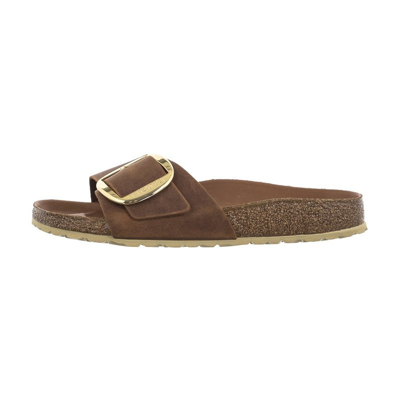 Birkenstock Madrid Big Buckle Cognac 1006525 (BK205-a) Women's Shoes/Flip Flops