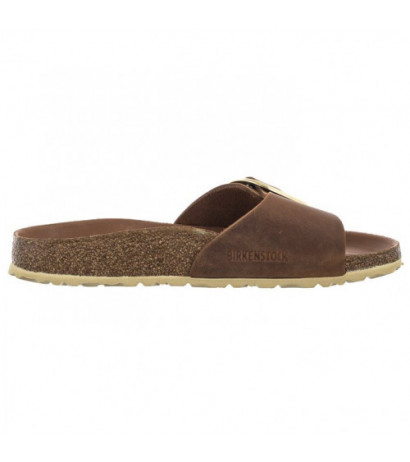 Birkenstock Madrid Big Buckle Cognac 1006525 (BK205-a) Women's Shoes/Flip Flops