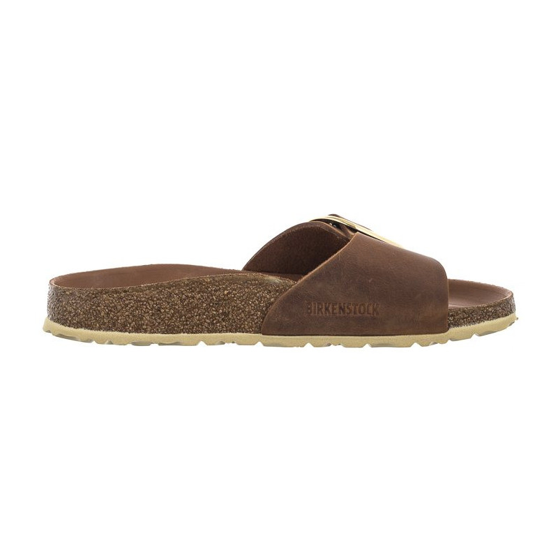 Birkenstock Madrid Big Buckle Cognac 1006525 (BK205-a) Women's Shoes/Flip Flops