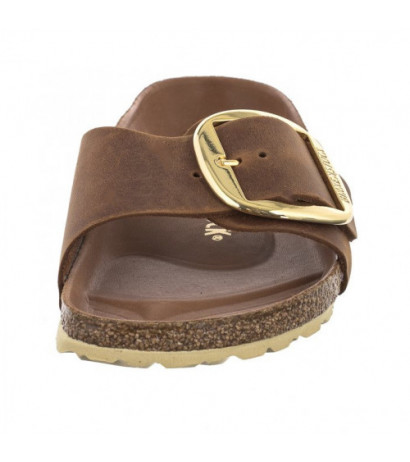 Birkenstock Madrid Big Buckle Cognac 1006525 (BK205-a) Women's Shoes/Flip Flops