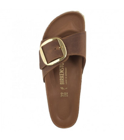 Birkenstock Madrid Big Buckle Cognac 1006525 (BK205-a) Women's Shoes/Flip Flops