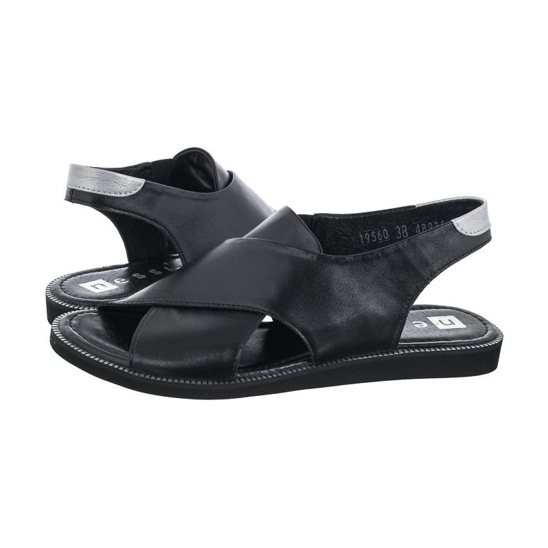 Nessi Czarne 19560 3 (NE325-a) sandals