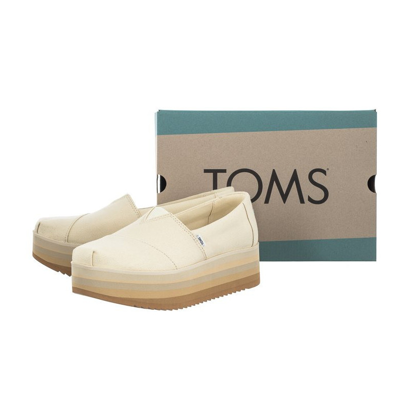 Toms Alp Platform Natural Canvas 10019681 (TS33-b) sneakers