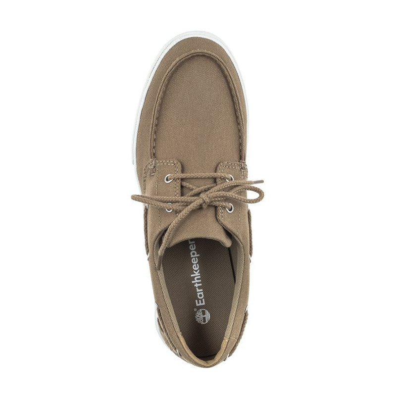 Timberland Union Wharf 2.0 Ek+Boat Shoe Medium Beige Canvas 0A5U4S DR0 (TI117-a) shoes