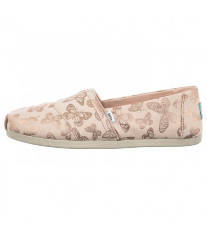 Toms Alpargata Dusty Peach Foil Butterflies 10019630 (TS36-a) sneakers