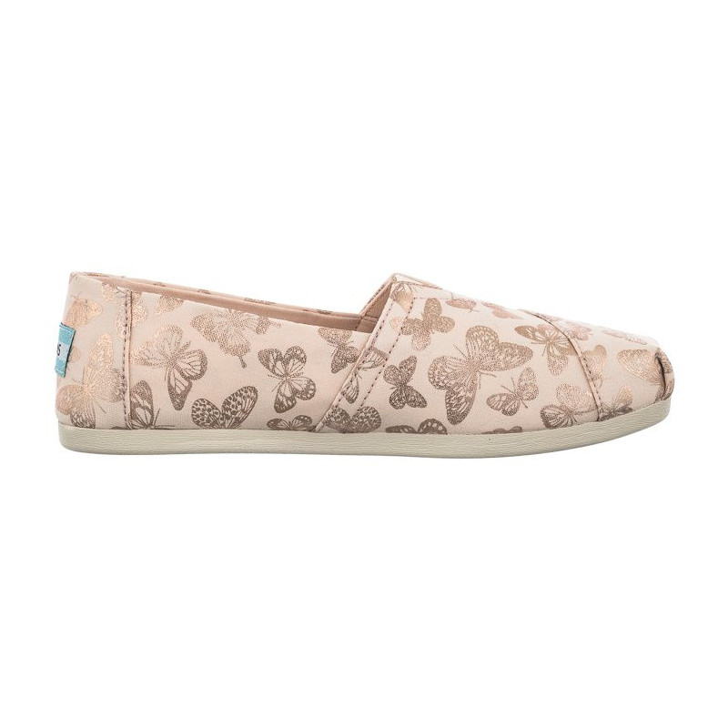 Toms Alpargata Dusty Peach Foil Butterflies 10019630 (TS36-a) sneakers