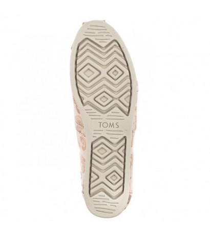 Toms Alpargata Dusty Peach Foil Butterflies 10019630 (TS36-a) sneakers