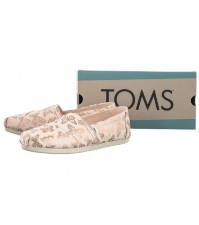 Toms Alpargata Dusty Peach Foil Butterflies 10019630 (TS36-a) sneakers