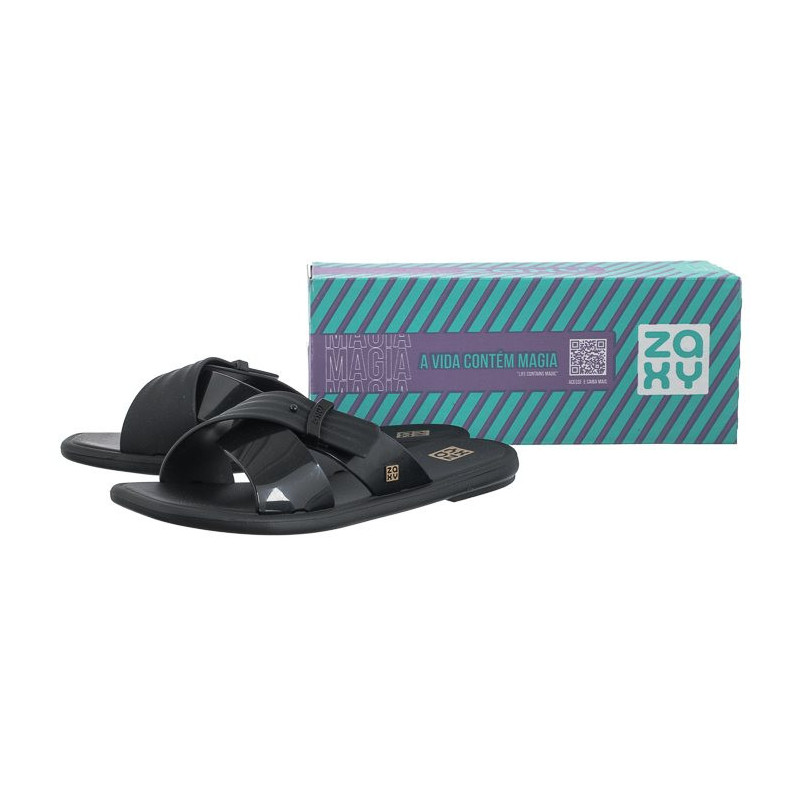 Zaxy Harmonia Slide AD JJ285217/AA102 Black (ZA168-b) Women's Shoes/Flip Flops