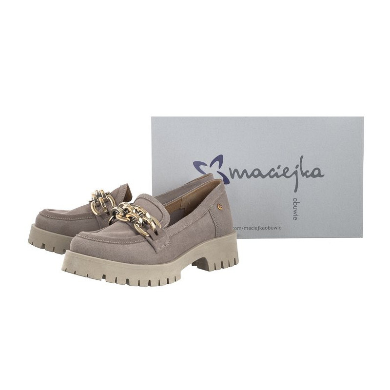 Maciejka Beżowe 6004A-04/00-1 (MA1060-a) shoes