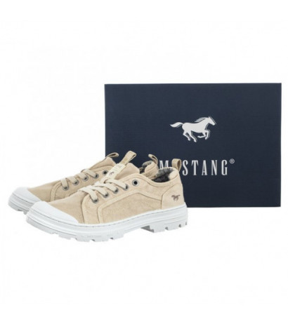 Mustang Beżowe 52C0089 (MU516-b) shoes